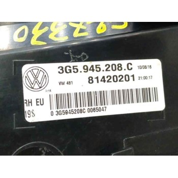 Recambio de piloto trasero derecho para volkswagen passat b8 (3g2, cb2) 1.4 tsi 150 cv referencia OEM IAM 3G5945208C 0065047 814