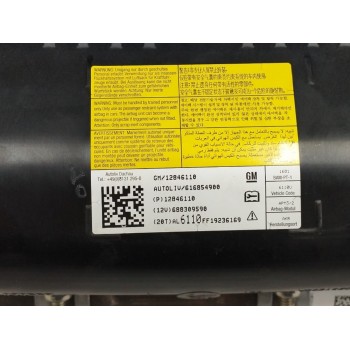 Recambio de airbag delantero derecho para chevrolet cruze 2.0 diesel cat referencia OEM IAM 12846110  