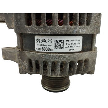 Recambio de alternador para citroën c4 cactus 1.5 blue-hdi fap referencia OEM IAM 9820893880 CL15 MS1042119580