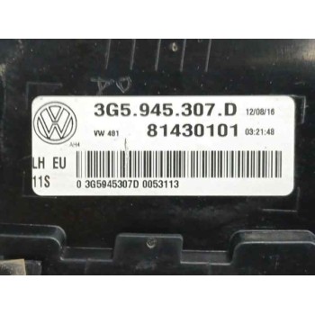 Recambio de piloto trasero izquierdo interior para volkswagen passat b8 (3g2, cb2) 1.4 tsi 150 cv referencia OEM IAM 3G5945307D 