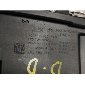 Recambio de piloto delantero derecho para citroën c4 picasso 1.5 blue-hdi fap referencia OEM IAM 9676036280  