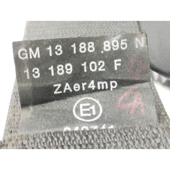 Recambio de cinturon seguridad delantero derecho para opel astra h twintop (a04) 1.6 (l67) referencia OEM IAM 13188895  