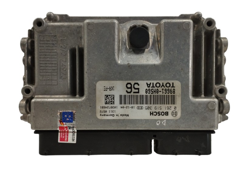 Recambio de centralita motor uce para toyota aygo 1.0 cat referencia OEM IAM 896610H560 OBSERVAR FOTO 0261S19305