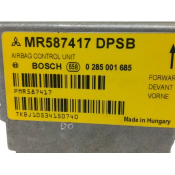 Recambio de centralita airbag para mitsubishi colt berlina 3 (cz) 1.3 cat referencia OEM IAM MR587417 0285001685 