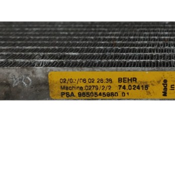 Recambio de condensador / radiador aire acondicionado para citroën c4 coupe 1.6 16v cat (nfu / tu5jp4) referencia OEM IAM 965054