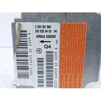 Recambio de centralita airbag para mercedes-benz clase c coupé (cl203) c 220 cdi (203.708) referencia OEM IAM 2038206485 0285001