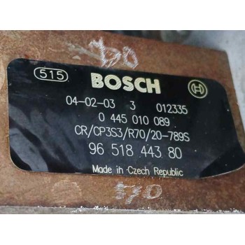 Recambio de bomba inyeccion para citroën xsara picasso 1.6 hdi cat (9hy / dv6ted4) referencia OEM IAM 9651844380 0445010089 