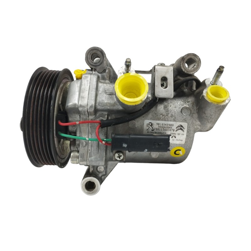 Recambio de compresor aire acondicionado para citroën c3 1.2 12v vti / puretech referencia OEM IAM 9810349980 9808860080 