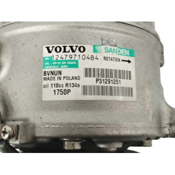 Recambio de compresor aire acondicionado para volvo v40 1.6 diesel cat referencia OEM IAM 31291251  