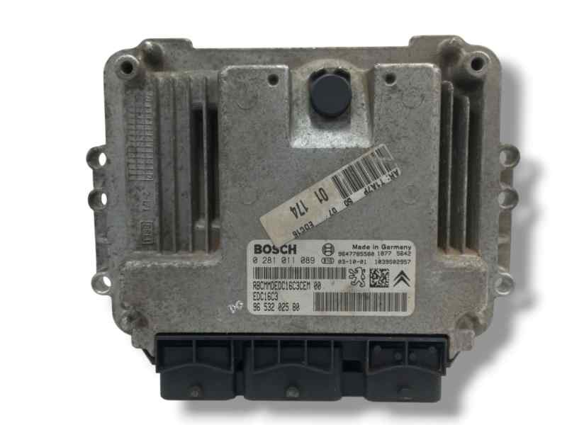 Recambio de centralita motor uce para peugeot 206 berlina 1.4 hdi referencia OEM IAM 9653202580 0281011089 