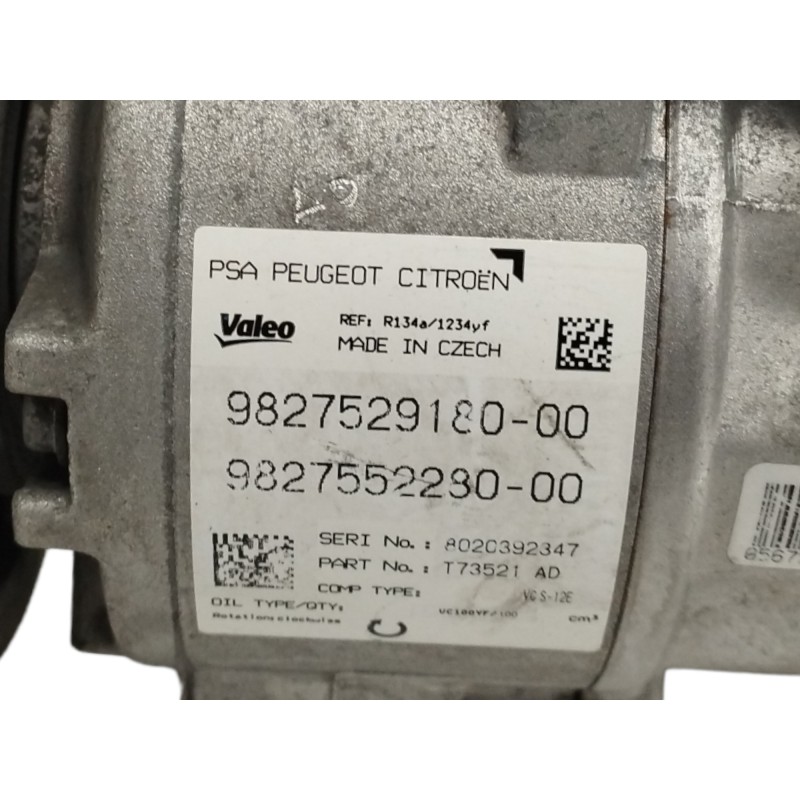 COMPRESOR AIRE ACONDICIONADO 9827552280