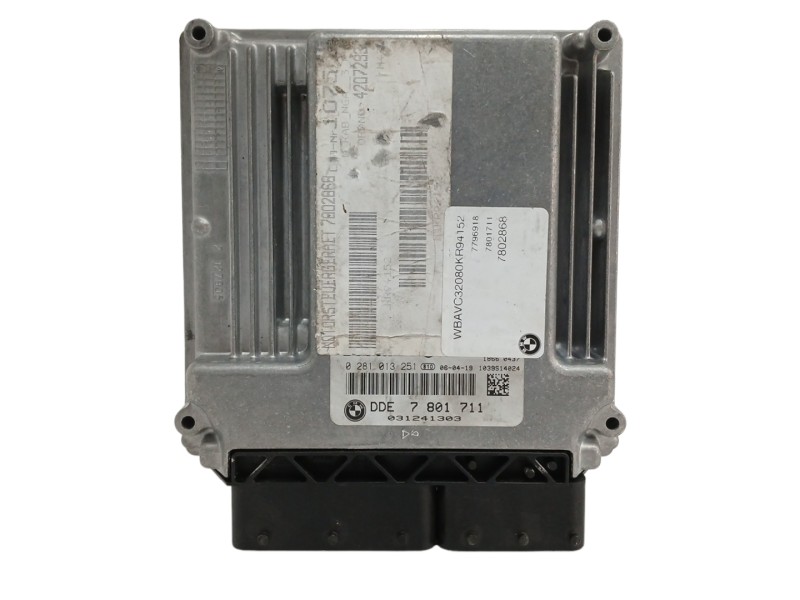 Recambio de centralita motor uce para bmw serie 3 berlina (e90) 320d referencia OEM IAM 7801711 0281013251 