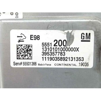 Recambio de centralita motor uce para opel astra k sports tourer 1.6 cdti dpf referencia OEM IAM 55512001 395357783 