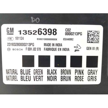 Recambio de modulo electronico para opel astra k sports tourer 1.6 cdti dpf referencia OEM IAM 13526398 F00HJ02078 