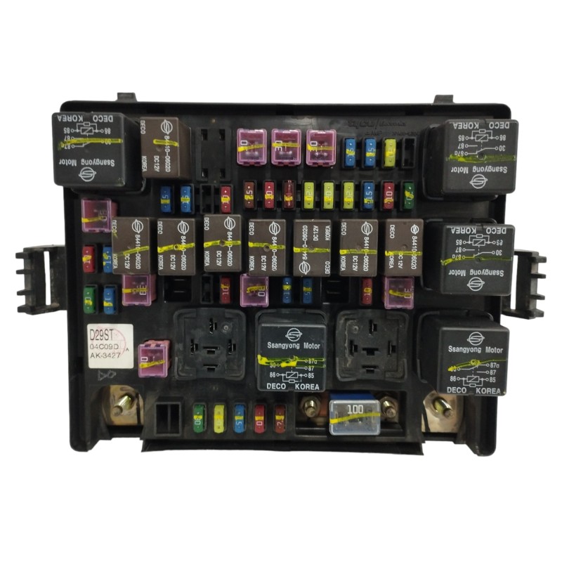 Recambio de caja reles / fusibles para ssangyong rexton / rexton ii (gab_) 2.9 td referencia OEM IAM D29ST  