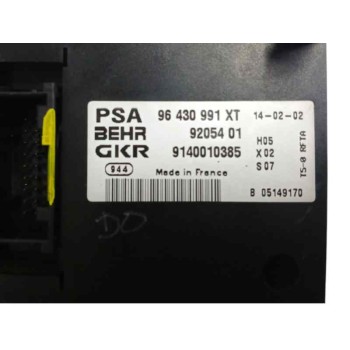 Recambio de mando climatizador para peugeot 307 break / sw (s1) 2.0 hdi fap cat referencia OEM IAM 96430991XT  