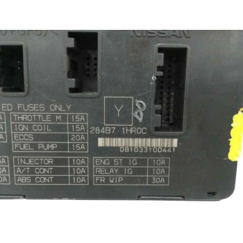 Recambio de caja reles / fusibles para nissan micra iv (k13k, k13kk) 1.2 referencia OEM IAM 284B71HR0C  