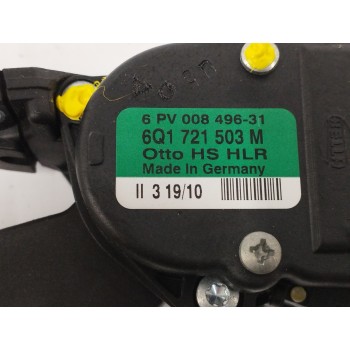 Recambio de potenciometro pedal para audi a1 (8x) 1.6 tdi referencia OEM IAM 6Q1721503M 6PV00849631 