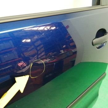 Recambio de puerta delantera izquierda para volkswagen polo (9n3) 1.4 tdi referencia OEM IAM  OBSERVAR FOTOS 