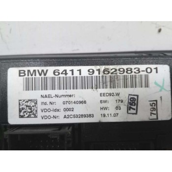 Recambio de mando climatizador para bmw serie 3 touring (e91) 320d referencia OEM IAM 64119162983  