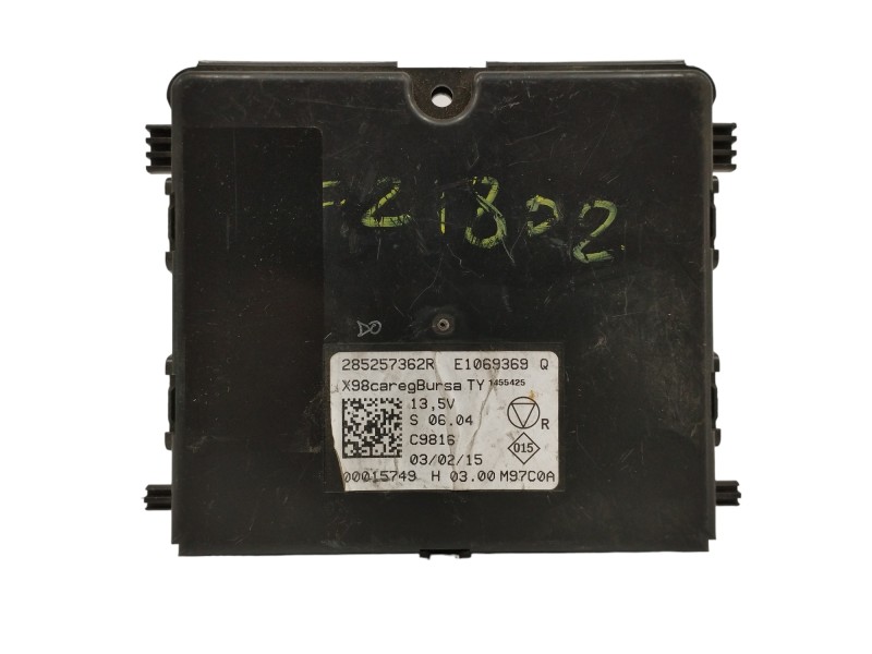 Recambio de modulo electronico para renault clio iv technofeel referencia OEM IAM 285257362R Recambio de modulo electronico para renault clio iv technofeel referencia OEM IAM 285257362R