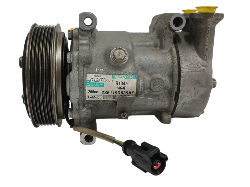 Recambio de compresor aire acondicionado para ford fiesta (cbk) 1.4 tdci cat referencia OEM IAM 2S6119D629AF R134A 