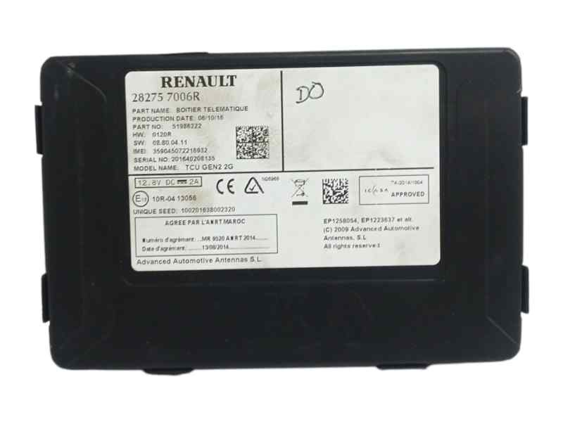 Recambio de modulo electronico para renault captur i ( j5 h5 ) 1.5 dci 110 referencia OEM IAM 282757006R OBSERVAR FOTO 
