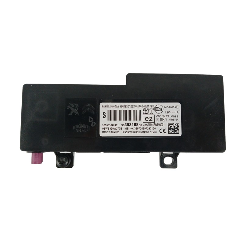 Recambio de modulo electronico para citroën c4 grand picasso 1.2 12v e-thp / puretech referencia OEM IAM 9839316880  
