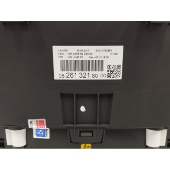 Recambio de cuadro instrumentos para opel crossland x 1.2 referencia OEM IAM 9826132180  