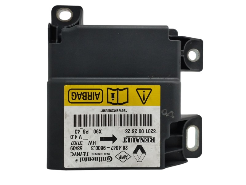 Recambio de centralita airbag para dacia logan 1.5 dci diesel cat referencia OEM IAM 8201002828 28404796003 