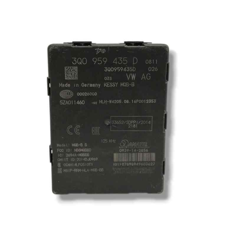 Recambio de modulo electronico para volkswagen passat b8 (3g2, cb2) 1.4 tsi 150 cv referencia OEM IAM 3Q0959435D AUTORIZACION DE