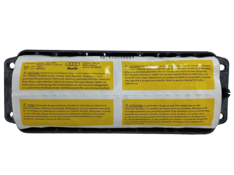Recambio de airbag delantero derecho para audi a3 (8p) 2.0 tdi referencia OEM IAM 8P0880202  