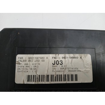Recambio de caja reles / fusibles para peugeot 307 break / sw (s1) 1.6 hdi referencia OEM IAM 9651196880  