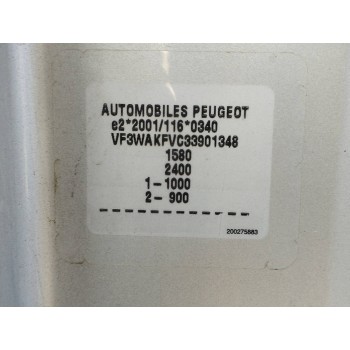 Recambio de carroceria corte para peugeot 207 1.4 referencia OEM IAM   