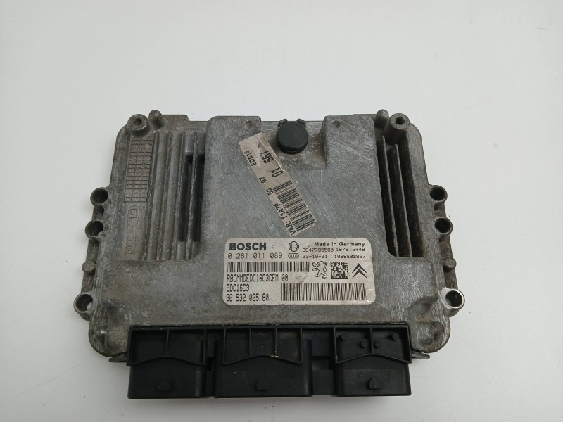 Recambio de centralita motor uce para peugeot 206 berlina 1.4 hdi referencia OEM IAM 9653202580  