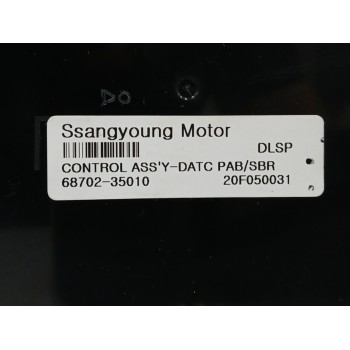 Recambio de mando climatizador para ssangyong tivoli 1.5 g15dtf referencia OEM IAM 6870235010  