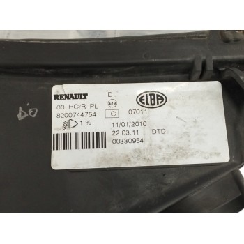 Recambio de faro derecho para dacia logan 1.5 dci diesel cat referencia OEM IAM 8200744754  