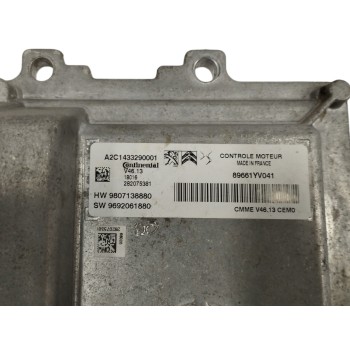 Recambio de centralita motor uce para citroën c1 ii (pa_, ps_) 1.2 vti 82 referencia OEM IAM 89661YV041 9807138880 A2C1433290001