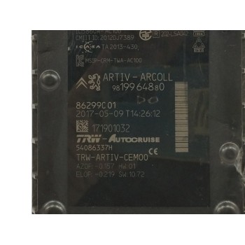 Recambio de modulo electronico para peugeot 308 sw 1.2 12v e-thp referencia OEM IAM 9819964880 54086337H 