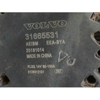 Recambio de alternador para volvo xc40 (536) t3 1477 cc referencia OEM IAM 31665531 150A 0126312151