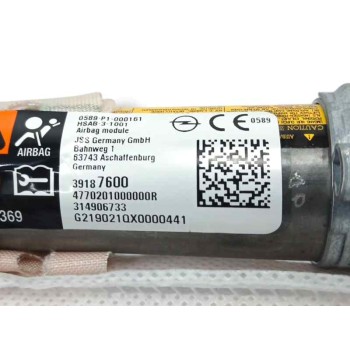 Recambio de airbag cortina delantero derecho para opel astra k sports tourer 1.6 cdti dpf referencia OEM IAM 39187600  