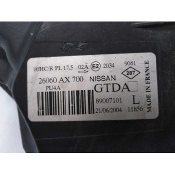 Recambio de faro izquierdo para nissan micra (k12e) 1.2 cat referencia OEM IAM 26060AX700 SOPORTE ROTO 89007101