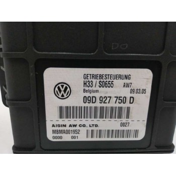 Recambio de centralita cambio automatico para volkswagen touareg (7la) 3.0 v6 tdi dpf referencia OEM IAM 09D927750D  