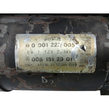 Recambio de motor arranque para mercedes-benz clase m (w163) 2.7 cdi 20v cat referencia OEM IAM 0051512001 0001223005 