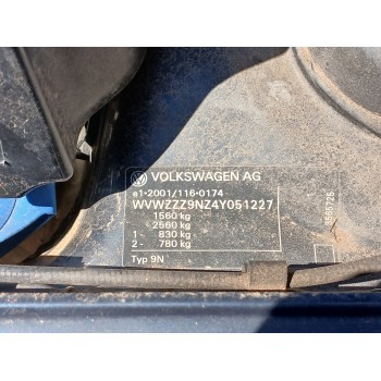 Recambio de carroceria corte para volkswagen polo (9n1) 1.4 16v referencia OEM IAM   