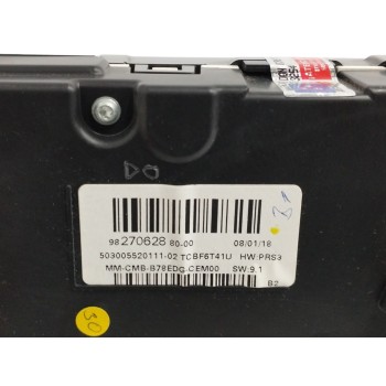 Recambio de cuadro instrumentos para citroën c4 picasso 1.2 12v e-thp referencia OEM IAM 9827062880  