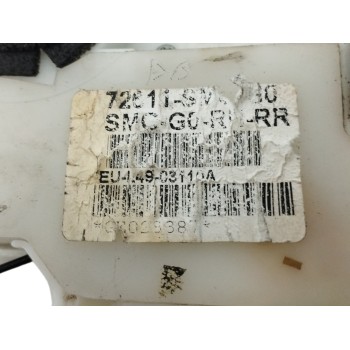 Recambio de cerradura puerta trasera derecha para honda civic berlina 5 (fk) 1.8 vtec cat referencia OEM IAM 72611SMGG0  