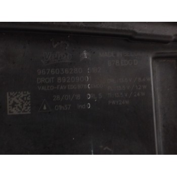 Recambio de piloto delantero derecho para citroën c4 picasso 1.2 12v e-thp referencia OEM IAM 9676036280  