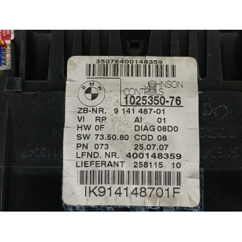 Recambio de cuadro instrumentos para bmw serie 3 touring (e91) 2.0 16v diesel referencia OEM IAM 9141487  