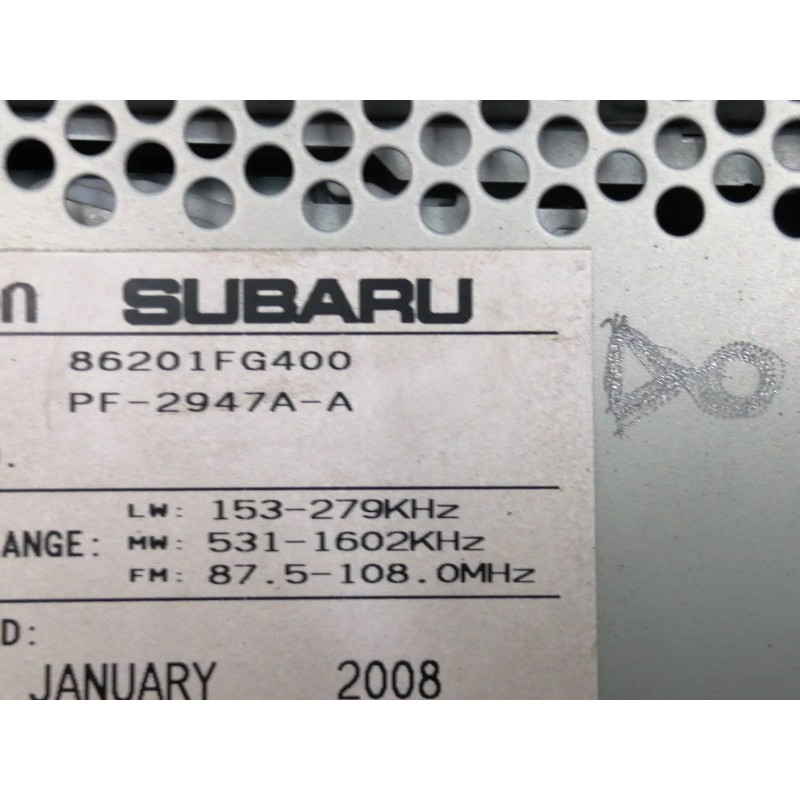 SISTEMA AUDIO / RADIO CD